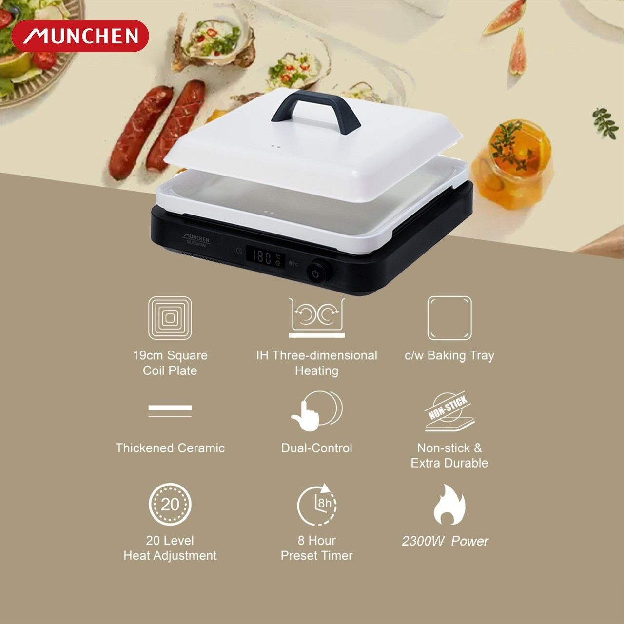 Bếp từ đa năng GMC850 (All in one)